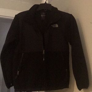 North Face black fleece boys jacket